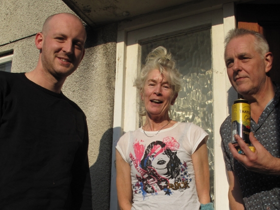 Rita Lynch and band at Rocker's to record a session